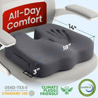 5 STARS UNITED Seat Cushion for Tailbone Pain Relief – Memory Foam Lifting - Image 5