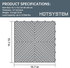 Multifunctional Interlocking Modular Garage Floor Tiles, Non-Slip Interlocking - Image 2