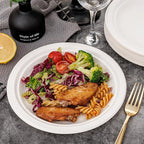 WELLIFE 100% Compostable Paper Plates 9 Inch, Biodegradable Bagasse, - Image 6