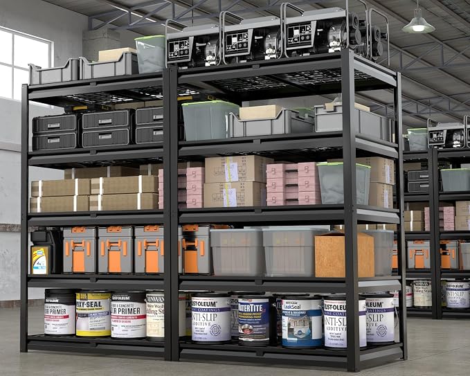 PrimeZone Heavy Duty Garage Shelving 5 Tier Heavy Duty Storage Shelves - Image 6
