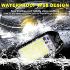 Nicoko 4Pods Pure Yellow 72 LEDs SMD Chips 72w High Power Rock Lights Super - Image 4