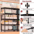 PrimeZone Wire Metal Storage Shelves - Image 7