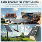 Solar Panel Kit 30W 12V with MPPT Controller, Solar Battery Trickle Charger - Image 7