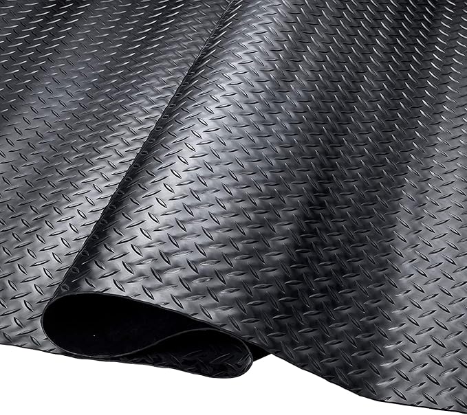 SEAL 6 x 8 Ft Premium Garage Floor Mat, Solid 2.8mm Thickened Black Commercial - Image 7
