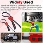 2 PCS Strap Wrench Plumbing, Rubber Strap Wrench, 24 Inch & 19.7 Inch Oil - Image 7