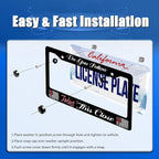 Do You Follow Jesus This Close License Plate Frame Christian License Plate - Image 3
