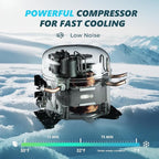 EUHOMY 12 Volt Refrigerator, 19QT Compressor Electric Cooler APP Control - Image 6