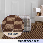 Custom Size Backed Non-Slip Area Rugs Runner, Easy Clean, Waterproof Runner Rugs - Image 3