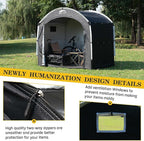Happy Travel Bike Storage Shed Tent, Outdoor Portable Bicycle Storage Sheds - Image 7