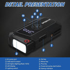 TM16K2 Car Jump Starter 8000A Jump Starter Battery Pack - Image 5