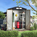 3X5FT Outdoor Steel Storage Shed by MISTMO