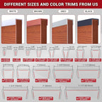 Rubber Edge Trim, 3/4" Self Adhesive Flexible U Channel Edge Protecter - Image 7