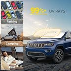 Car Windshield Sun Shade Compatible - Image 2