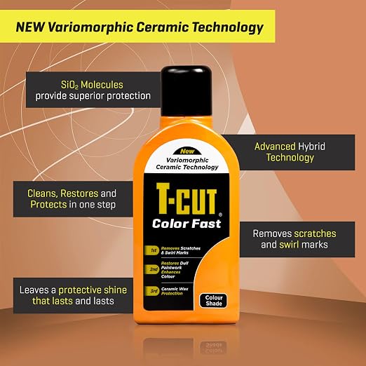 T-Cut Orange Scratch Remover Color Fast Paintwork Restorer Car Polish, 13 - Image 4
