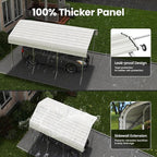Heavy Duty Metal Carport – Sturdy Structure, All-Weather Protection, Easy - Image 4