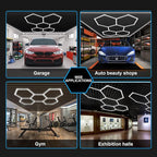 MODERN Hexagon Garage Lights，25 Pack 216W 25920LM High Brightness Hexagon - Image 7