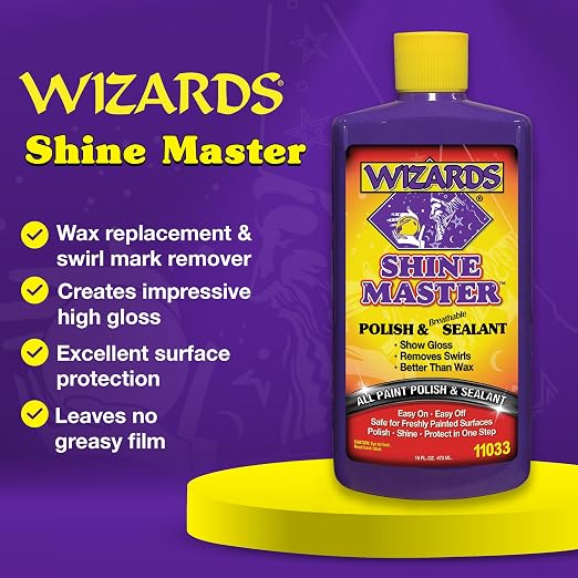 Wizards Shine Master Polish and Breathable Sealant - 16 oz - No Wax or Free - Image 2