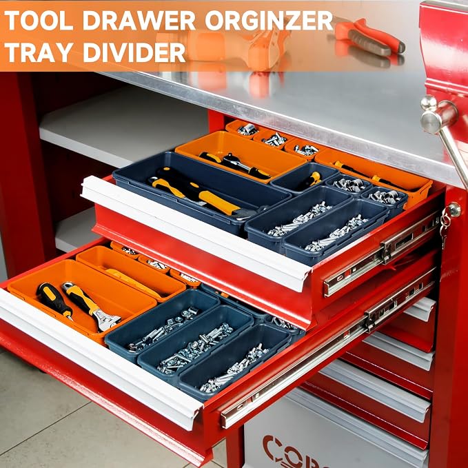 Tool Box Organizer Tray, Toolbox Desk Drawer Organizer, Tool Box Tray, Toolbox - Image 3