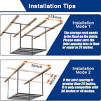 GIOTORENT 3x4FT Heavy Duty Overhead Garage Storage Rack - Image 5