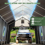 Carport Canopy 12x20FT Heavy Duty - Image 3
