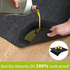 Oil Spill Mat - 96" x 60" Absorbent Oil Garage Floor Mat - Image 3