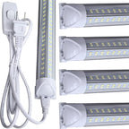 LED Shop Light Fixture, 60W 7500LM, 6000K Cold White, 4 Foot T8 Integrated LED by BSKBESTKA