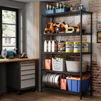 SINGAYE 5 Garage Heavy Duty Shelving Unit Kitchen Pantry Close Home Organizers - Image 2