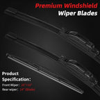 OTUAYAUTO Premium Windshield Wiper Blades - Image 2
