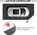 Garage Floor Mat, 16.4x3.2FT Diamond Plate Rubber Flooring Roll, PVC Non-Slip - Image 4
