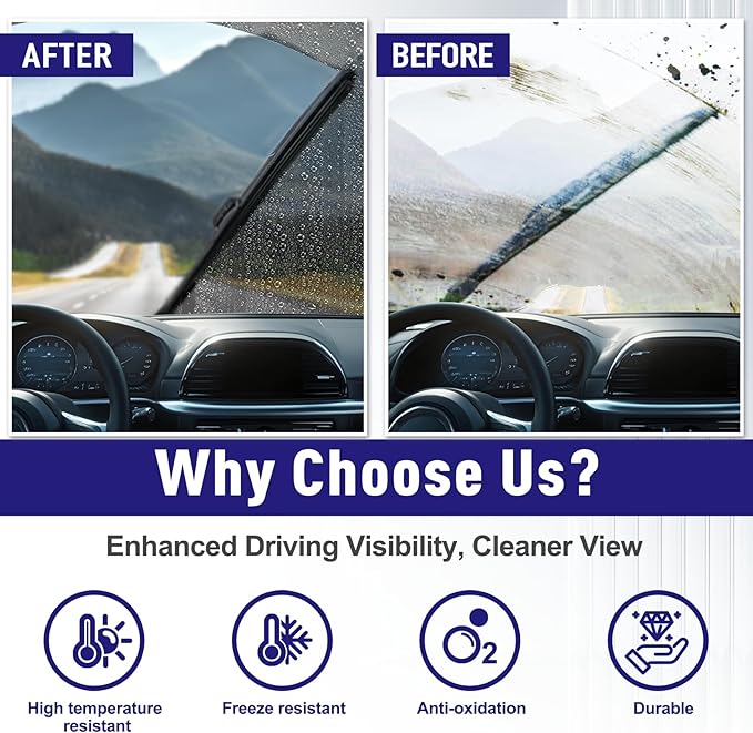 AJK Wiper Blades for Subaru Forester 2014 2015 2016 2017 2018, 2 Piece All - Image 6