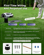 Robot Lawn Mower with Max 180m Stable Boundary Wire - Image 3