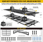 2x3ft Adjustable Rail Wall Garage Storage Shelf, - Image 3