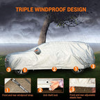 Tecoom SUV Car Cover Waterproof All Weather, Fleece Lining Car Covers - Image 4
