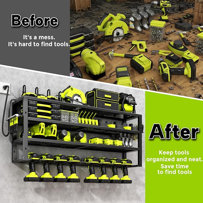 Large Power Tool Organizer Wall Mount - Image 8