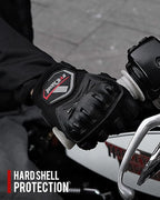 BORLENI Motorcycle Riding Gloves Touch Screen Full Finger Glove Motocross Road - Image 6