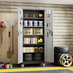 71" H×32" W×16" D Garage Storage Cabinet - Image 2
