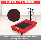 ‌17 Gal Electric Oil Drain Pan, Low Profile Mobile Oil Changing Pan - Image 5