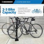 Sandbaggy In Ground Bike Rack | U Shaped, Commercial, 1 Loop, Galvanized Steel - Image 4