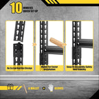 48" W Garage Shelving Heavy Duty，3000LBS Loads Metal Shelving Units and Storage - Image 6