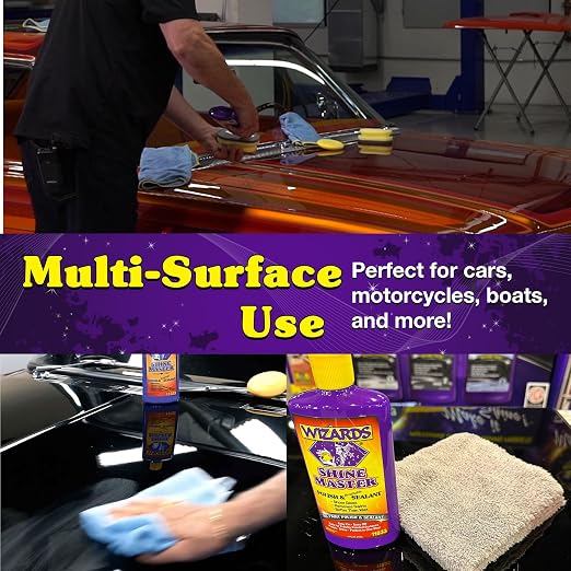 Wizards Shine Master Polish and Breathable Sealant - 16 oz - No Wax or Free - Image 4