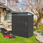 Vongrasig 5 x 3 x 6 FT Outdoor Storage Shed Clearance, Metal Garden Shed - Image 8