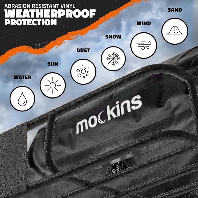 Mockins 64"x39"x6" Extendable Heavy Duty Roof Rack Basket w/ 16 CuFt Waterproof - Image 6