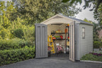 Keter Factor 8x8 Foot Large Resin Outdoor Shed - Image 4