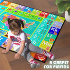 ABC Rug for Kids Playroom, Educational Learning Mat - Image 4