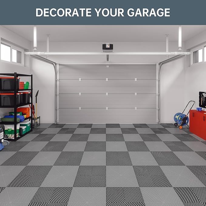 Multifunctional Interlocking Modular Garage Floor Tiles, Non-Slip Interlocking - Image 4