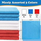 FIXSMITH Microfiber Cleaning Cloth, Shop Towels Bulk, Microfiber Towels - Image 2