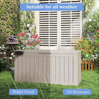 90 Gallon Lockable Resin Deck Box - Image 6