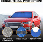 EcoNour Accordion Car Windshield Sun Shade | Reflective Car Window Shades - Image 5