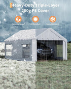 10x20 Ft Carport, Car Port - Image 3