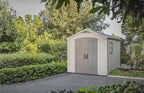 Keter Factor 8x8 Foot Large Resin Outdoor Shed - Image 5